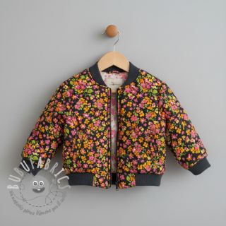 Tessuto di cotone VOILE STEPPED Ophelia flower digital print