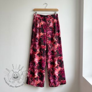 Tessuto di cotone SATIN Zurie flower digital print