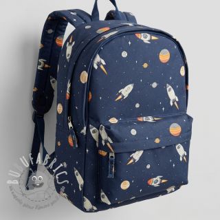 Tessuto di cotone Space digital print