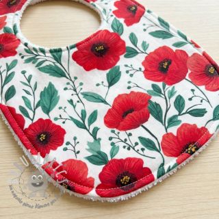 Tessuto di cotone Poppy offwhite digital print