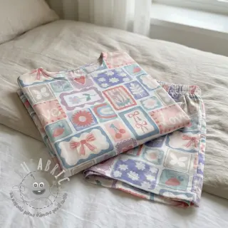 Tessuto di cotone Patchwork digital print