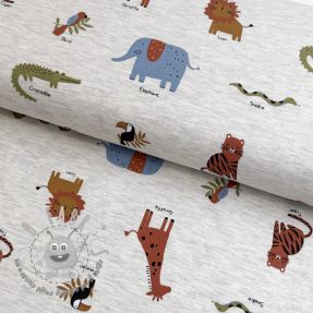 Jersey Safari melange light grey