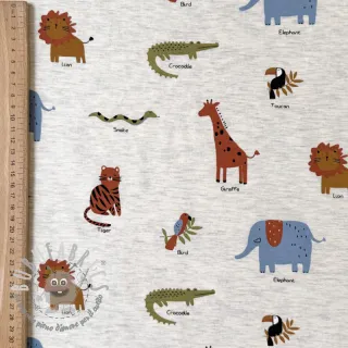 Jersey Safari melange light grey