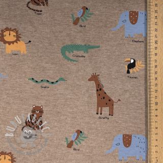 Jersey Safari melange taupe