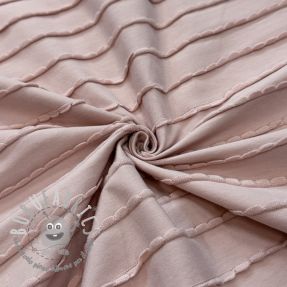 Jersey RUFFLES powder pink