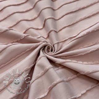 Jersey RUFFLES powder pink