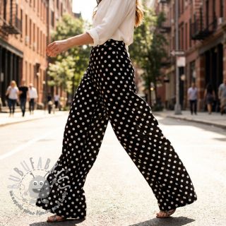 Viscosa RADIANCE Polka dot black
