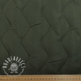 Tessuto trapuntato ZIG ZAG army green