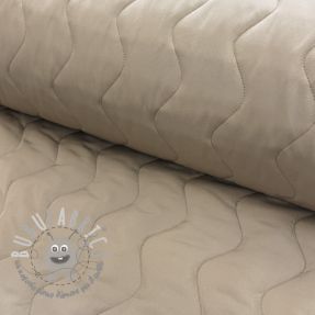 Tessuto trapuntato ZIG ZAG beige