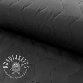 Tessuto trapuntato ZIG ZAG black