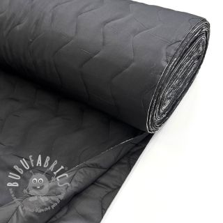 Tessuto trapuntato ZIG ZAG black