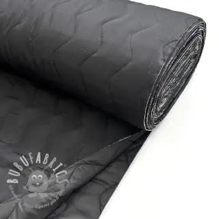 Tessuto trapuntato ZIG ZAG black