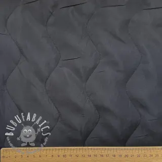 Tessuto trapuntato ZIG ZAG black