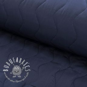Tessuto trapuntato ZIG ZAG navy