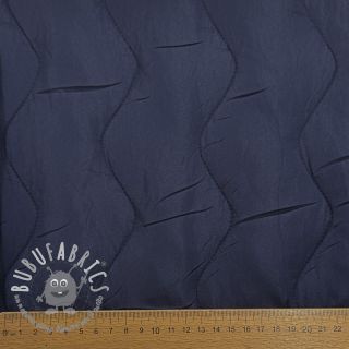 Tessuto trapuntato ZIG ZAG navy