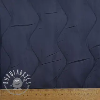 Tessuto trapuntato ZIG ZAG navy