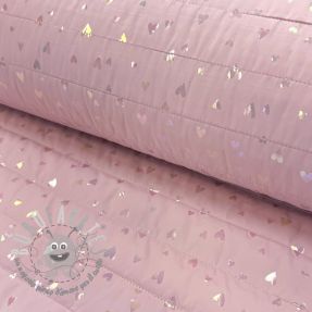 Tessuto trapuntato FOIL Hearts