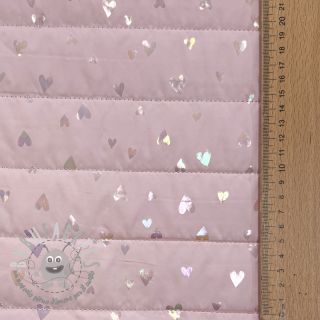 Tessuto trapuntato FOIL Hearts