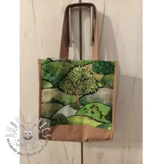 Tessuto decorativo Forest hill spring digital print