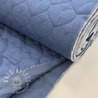 Tessuto trapuntato DENIM Hearts