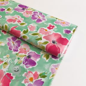 Viscosa ECOVERO Flowers design B digital print