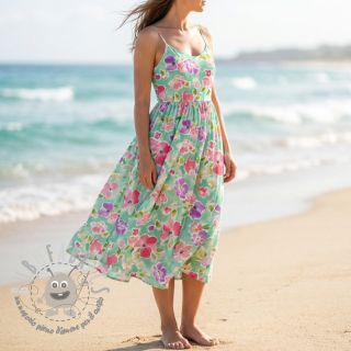 Viscosa ECOVERO Flowers design B digital print