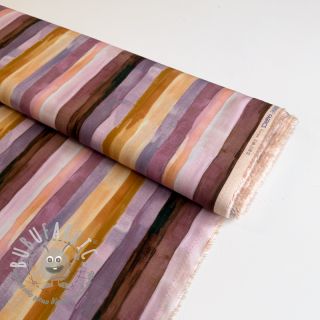 Viscosa RADIANCE Stripes lavender digital print