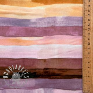 Viscosa RADIANCE Stripes lavender digital print