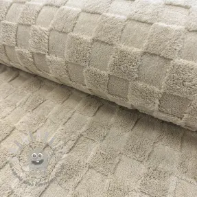 Fleece JACQUARD Check ecru