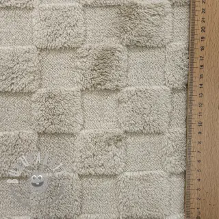 Fleece JACQUARD Check ecru
