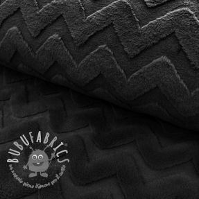 Fleece Abstract black