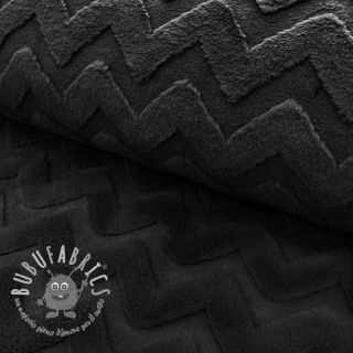 Fleece Abstract black