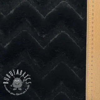 Fleece Abstract black