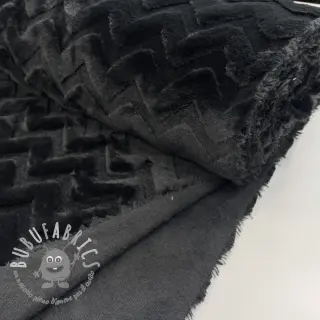 Fleece Abstract black