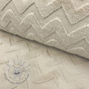 Fleece Abstract beige