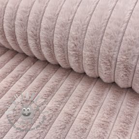 Pelliccia sintetica Stripes Luxe old rose