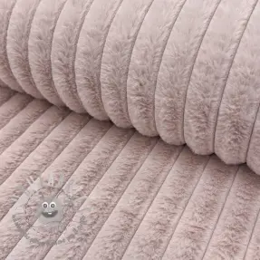 Pelliccia sintetica Stripes Luxe old rose