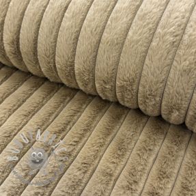 Pelliccia sintetica Stripes Luxe beige