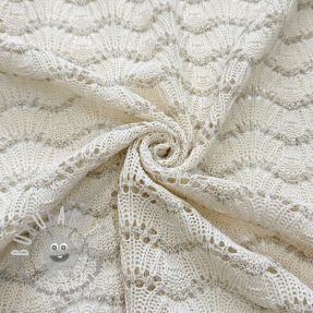 Maglia jacquard LUREX ecru