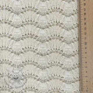 Maglia jacquard LUREX ecru