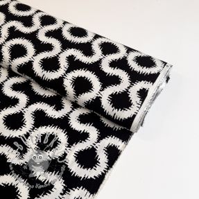 Viscosa STRETCH Abstract black