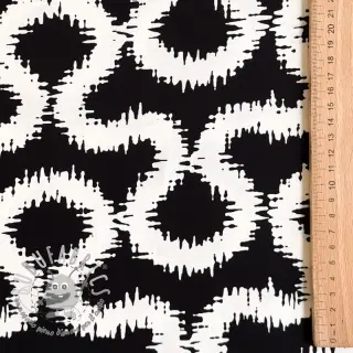 Viscosa STRETCH Abstract black