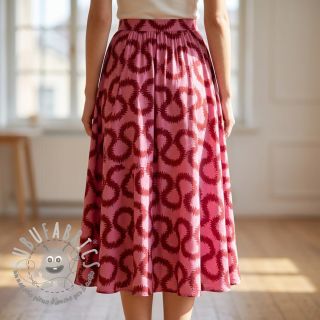 Viscosa STRETCH Abstract pink