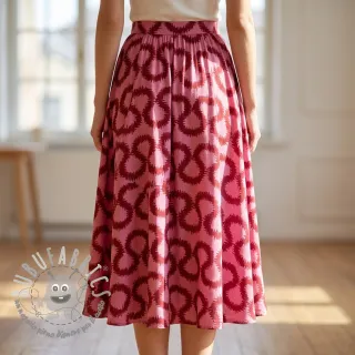 Viscosa STRETCH Abstract pink