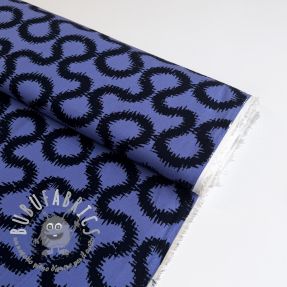 Viscosa STRETCH Abstract blue