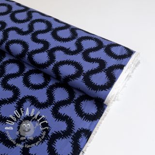 Viscosa STRETCH Abstract blue