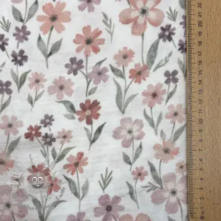 Mussola/Doppia garza Flowers Jana digital print