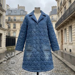 Tessuto trapuntato DENIM Hearts