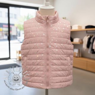 Tessuto trapuntato FOIL Hearts