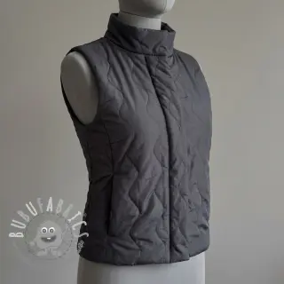 Tessuto trapuntato ZIG ZAG black
